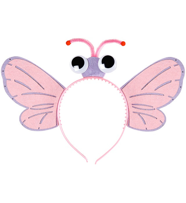 Schmetterling Haarreif mit bunten Schmetterlingsmotiven