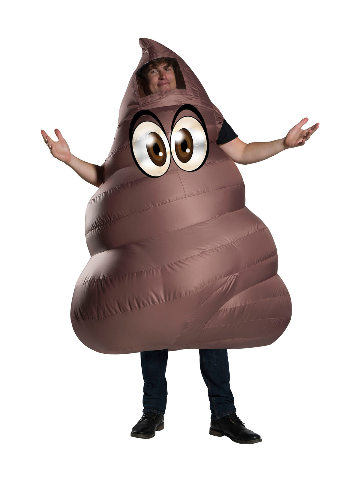 Rubies CHEWBACCA Poop Emoji aufblasbares Kostüm für Erwachsene
