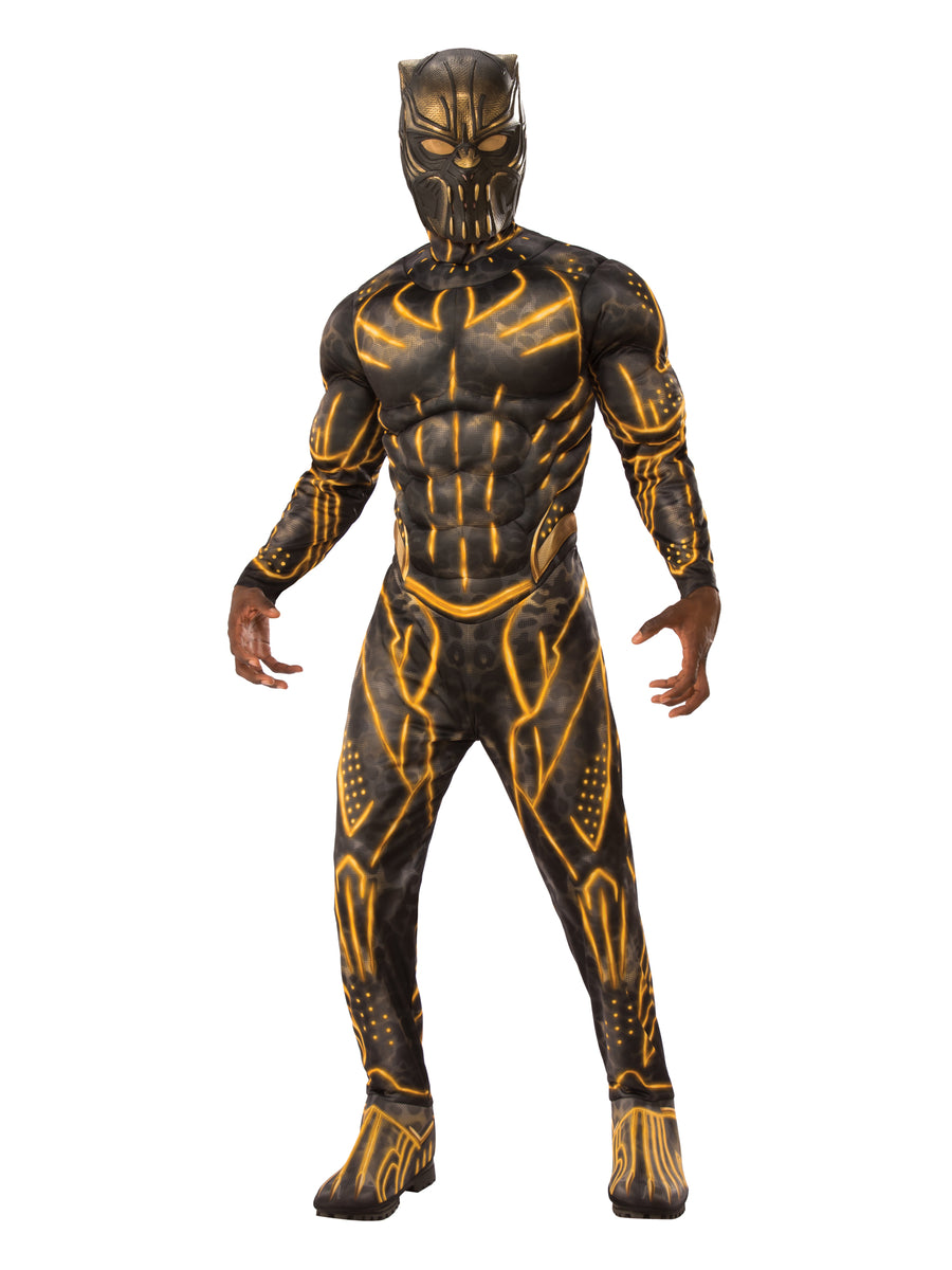 Rubies Black Panther Battle Deluxe Kostüm für Herren mit Maske – Produktansicht