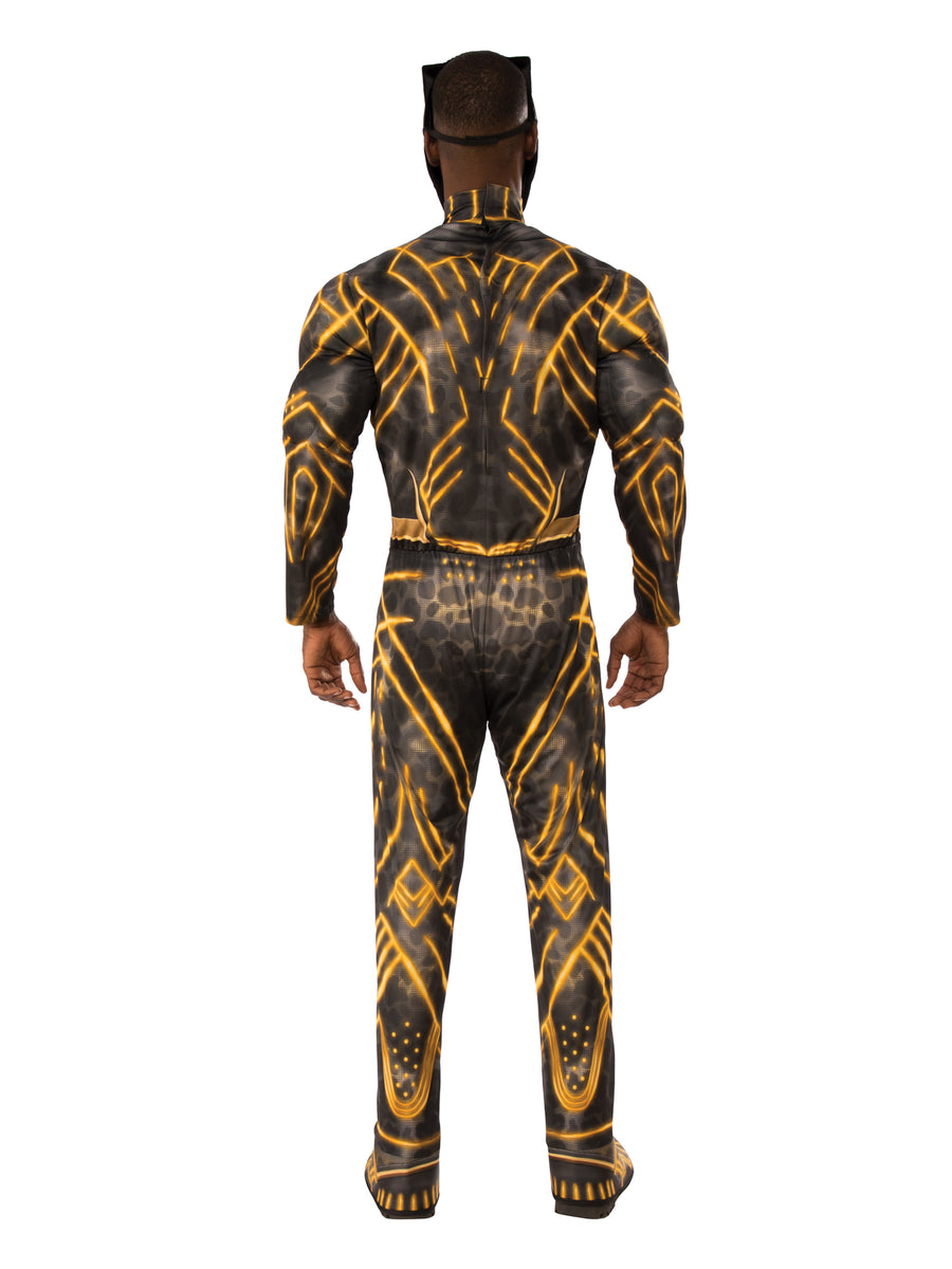 Rubies Black Panther Battle Deluxe Kostüm für Herren mit Maske – Detailansicht