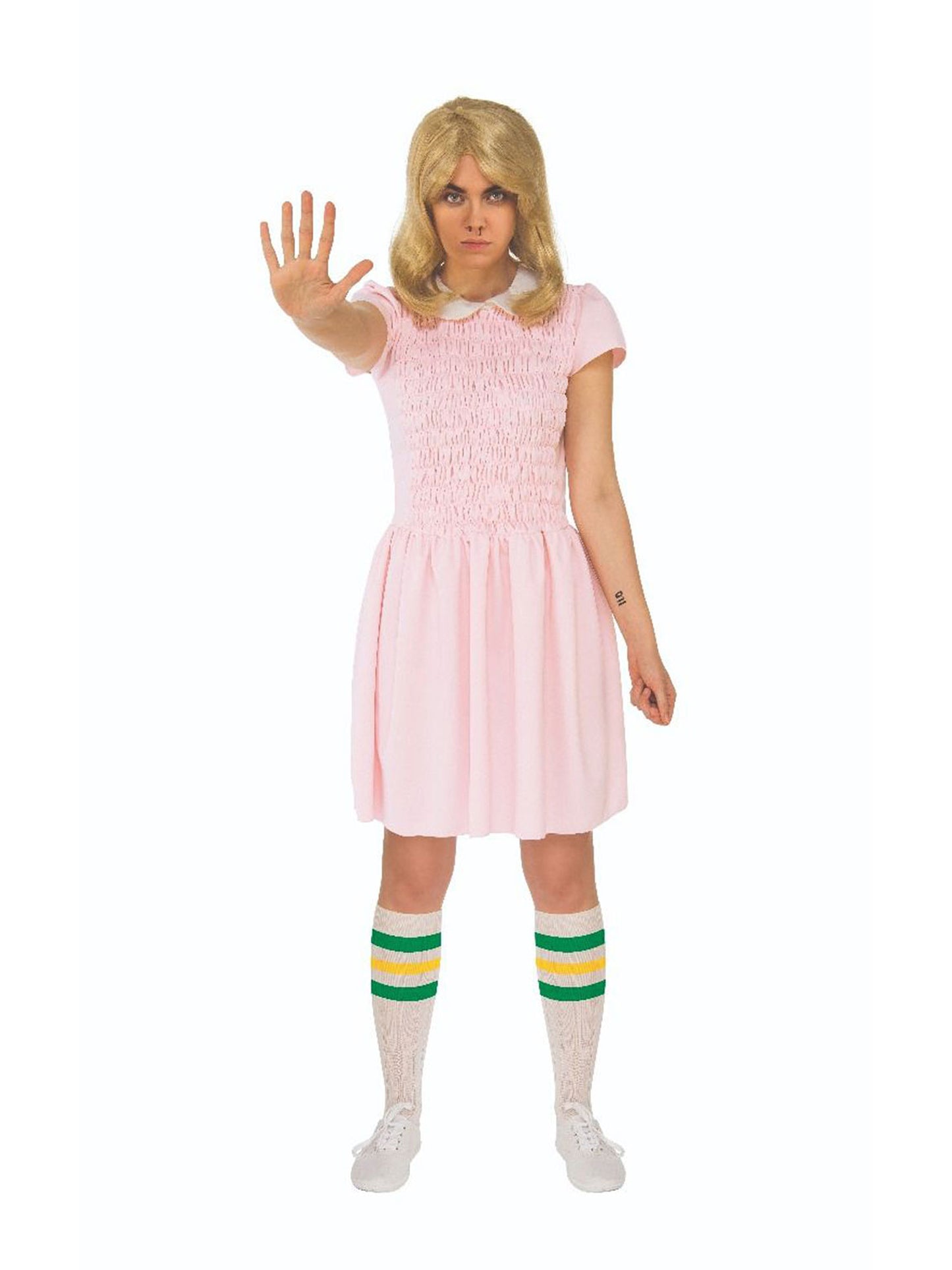 Stranger Things Eleven Kostüm für Damen von Rubies – Kleid