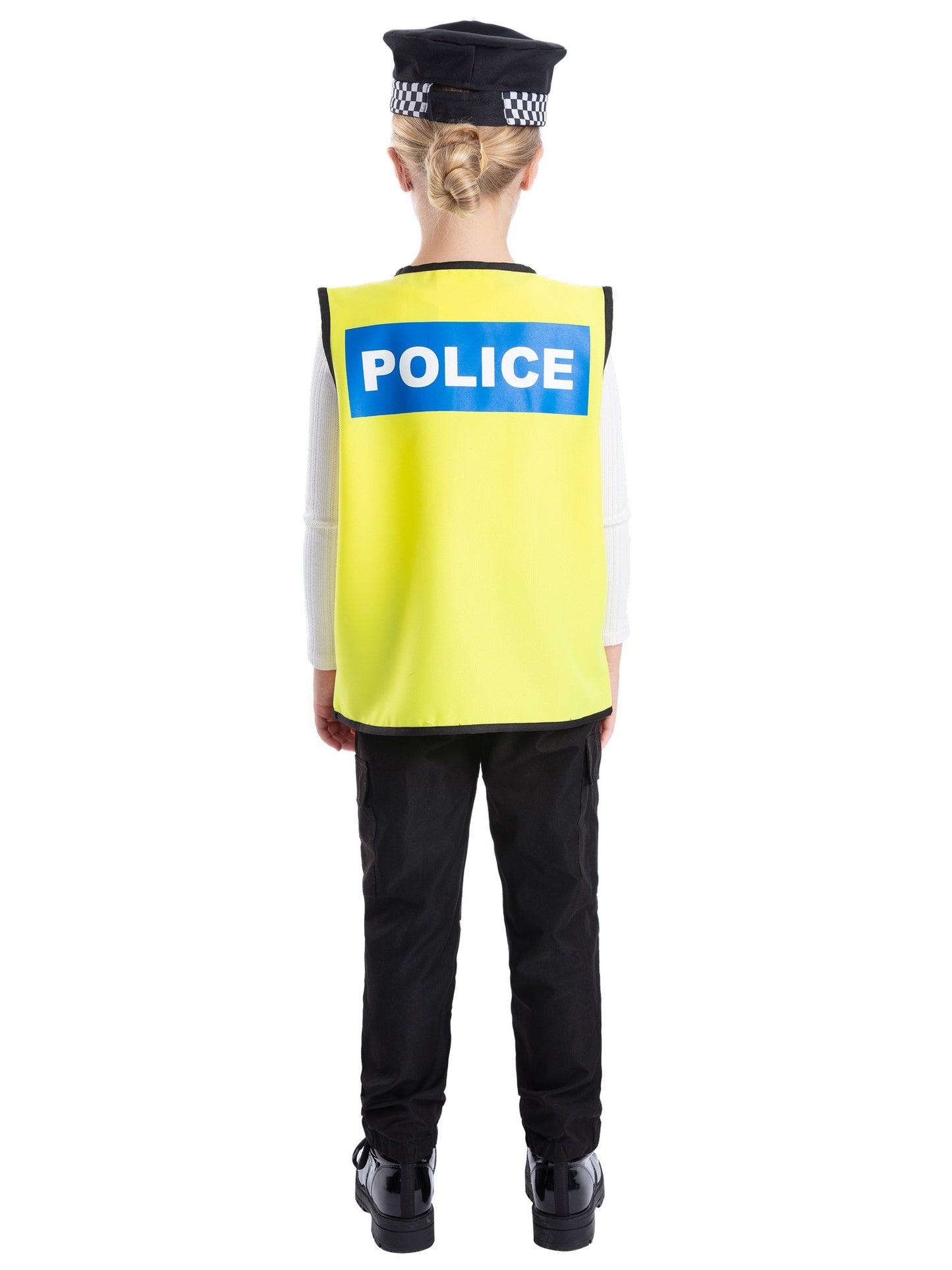 Smiffys UK-Polizei-Rollenspielset für Kinder mit Weste, Hut und Zubehör – Detailansicht