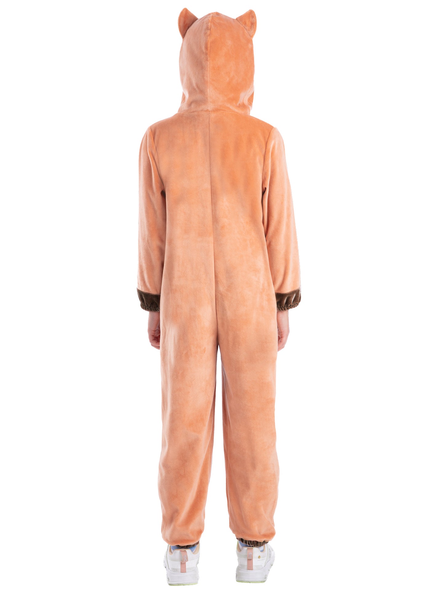 Smiffys Capybara-Kostüm für Kinder, Unisex, einteilig mit Kapuze – Detailansicht