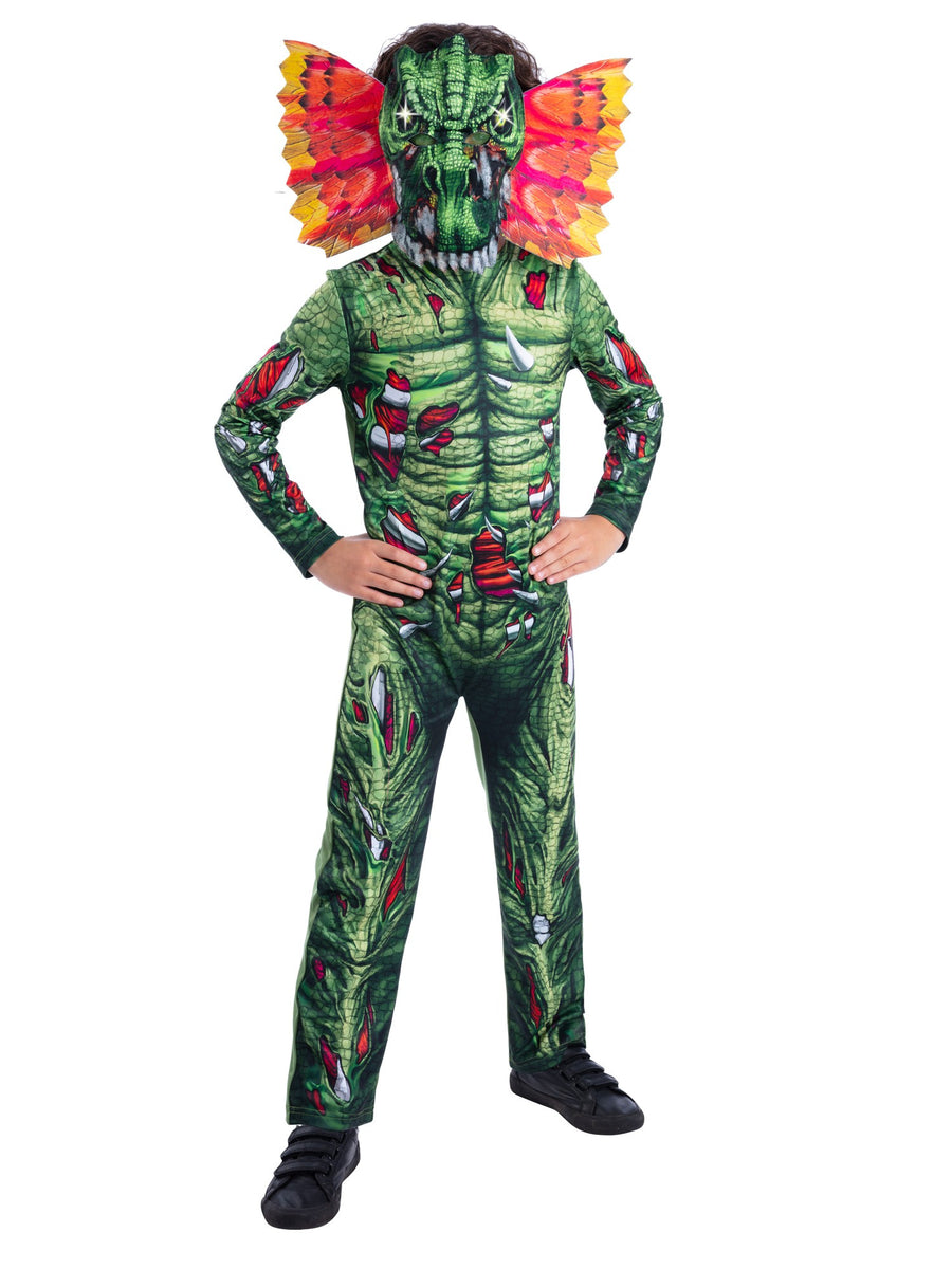 Smiffys Light Up Zombie Dilophosaurus Dinosaurierkostüm für Jungen – Produktansicht