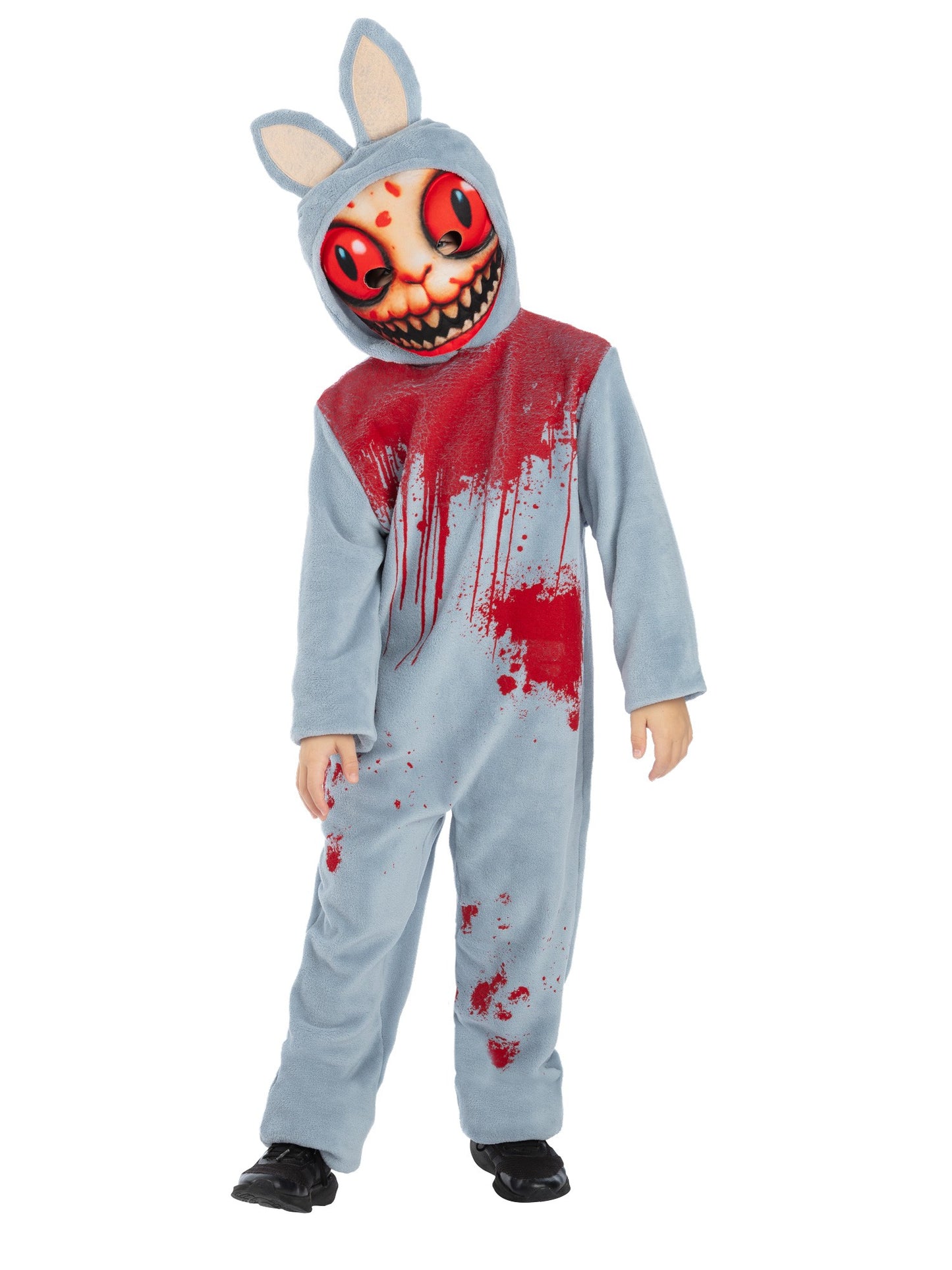 Smiffys Horror La Boo Kostüm für Kinder mit Kapuze und Maske – Produktansicht