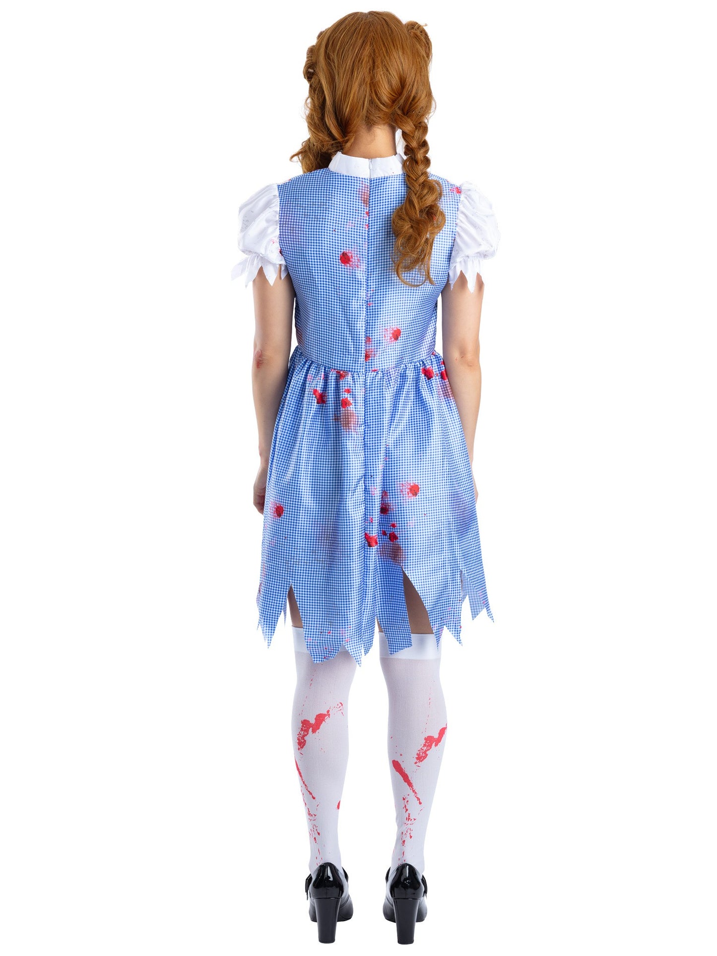 Smiffys Zombie-Country-Kostüm für Damen mit Kleid – Detailansicht