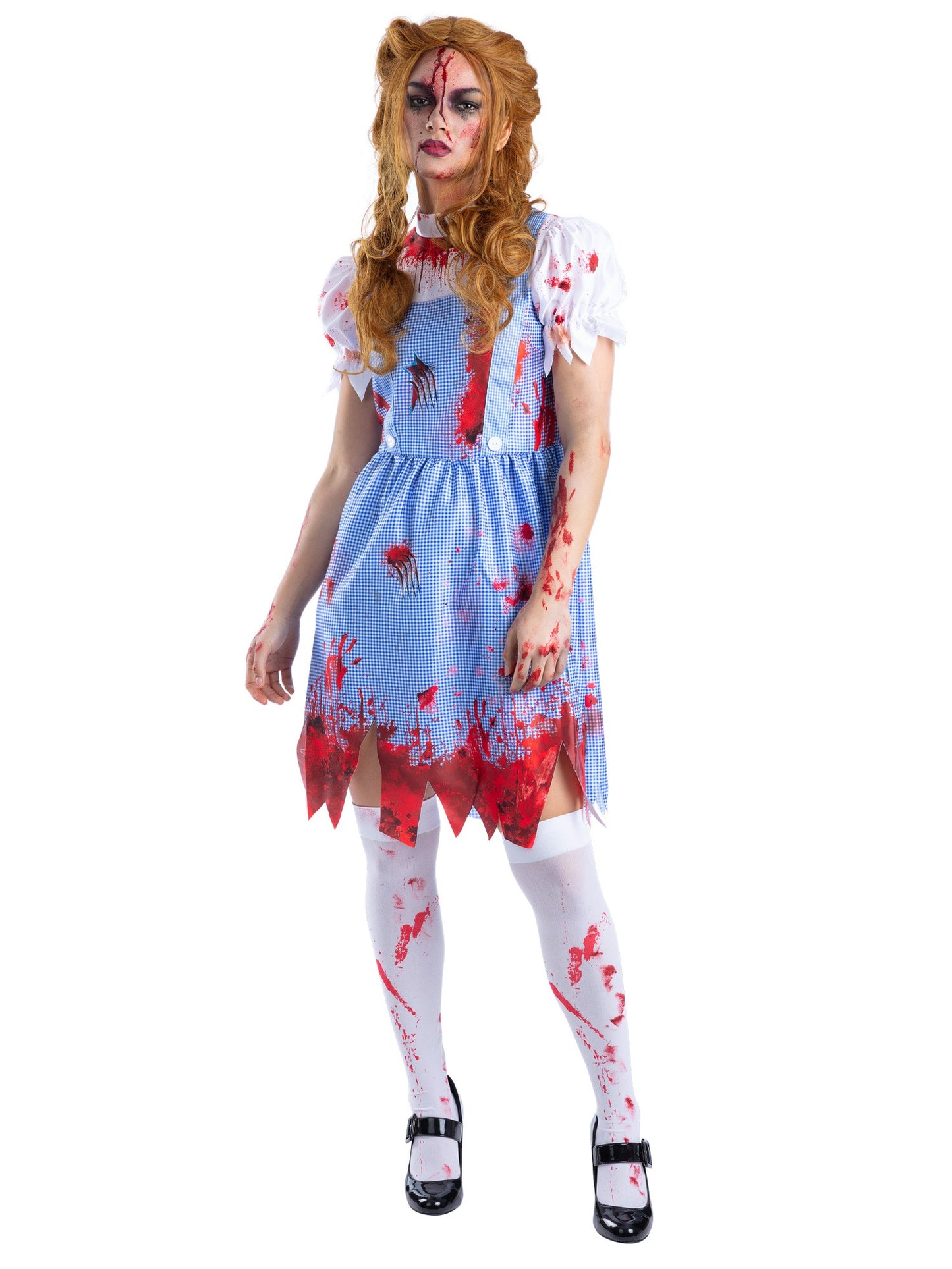 Smiffys Zombie-Country-Kostüm für Damen mit Kleid – Produktansicht