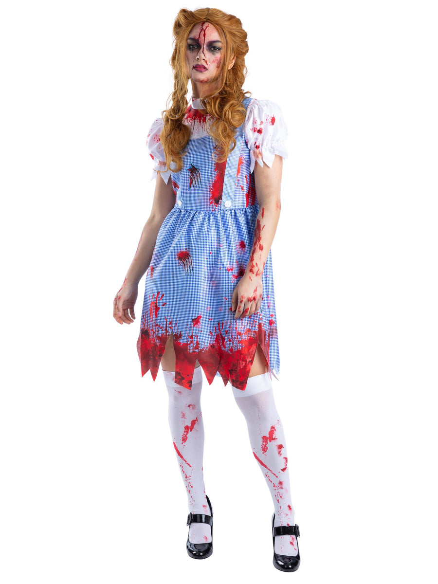 Smiffys Zombie-Country-Kostüm für Damen mit Kleid – Produktansicht