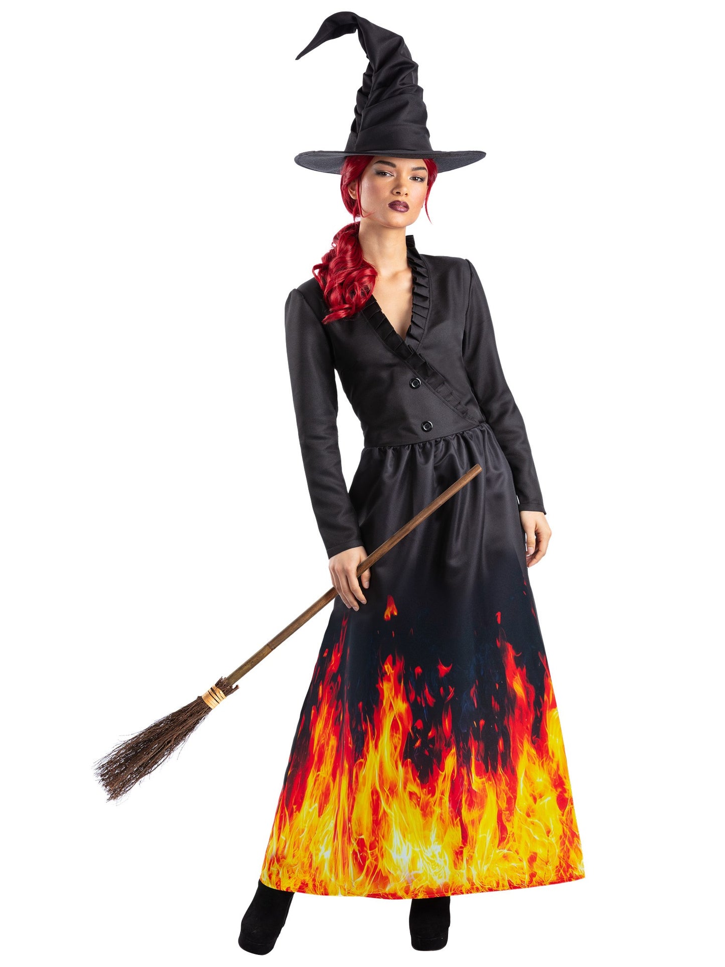 Smiffys Burning Witch Costume CS für Damen