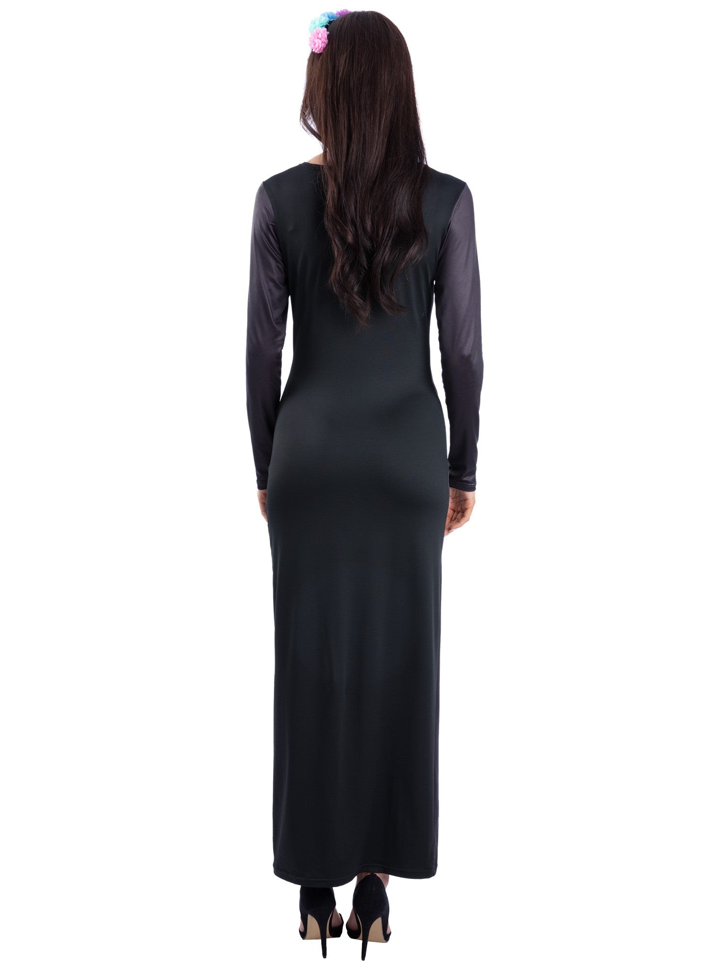Smiffys Sugar Bones Skeleton Kostüm für Damen mit Kleid und Stirnband – Detailansicht