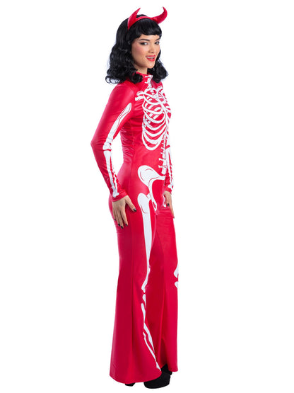 Smiffys Fever Devil Skeleton Costume CS für Damen