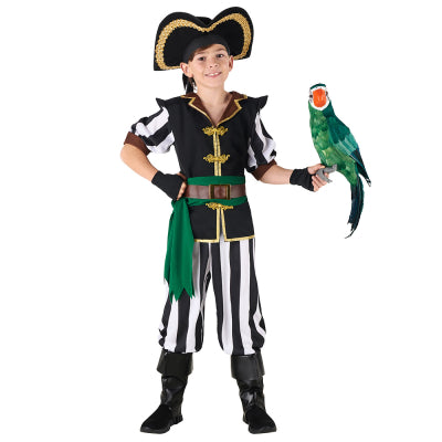 Boland Pirat Henry Kinderkostüm – Jungen Piratenkostüm Set Rot-Schwarz