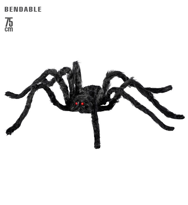 RIESIGE HAARIGE SPINNE BIEGBAR 75 cm
