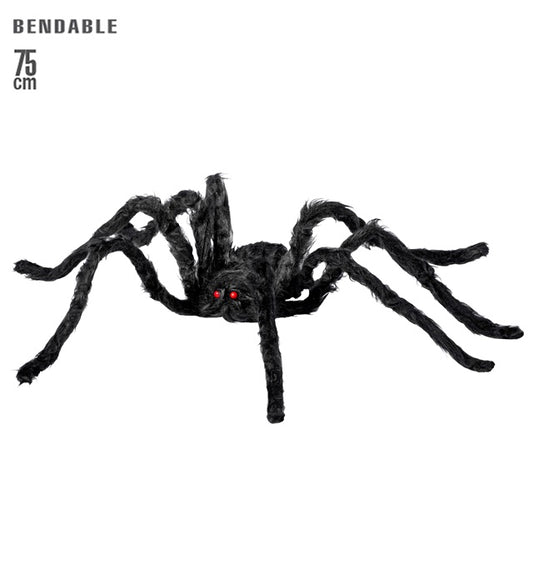 RIESIGE HAARIGE SPINNE BIEGBAR 75 cm