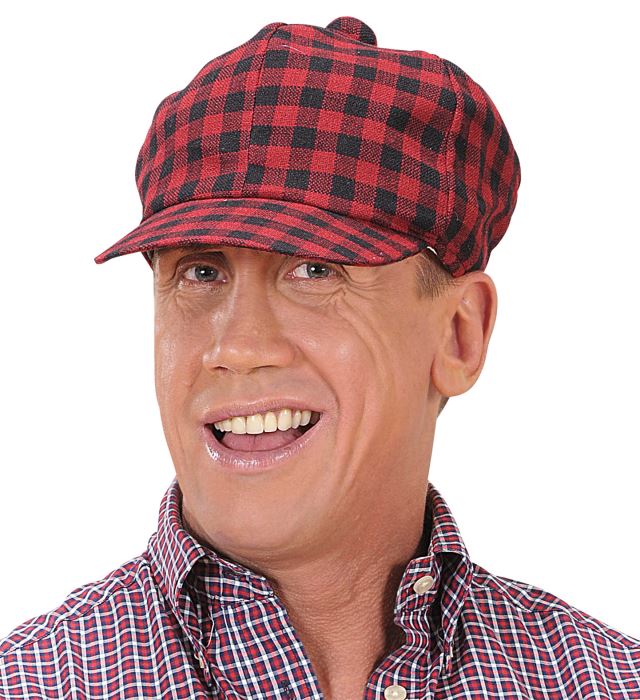 KARO-MÜTZE Rot