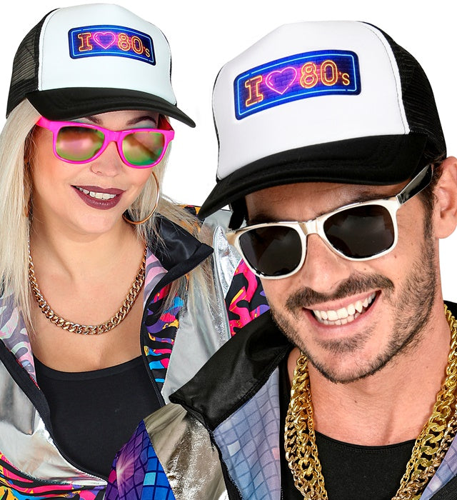 80er JAHRE MODE BASECAP Diverse Farben