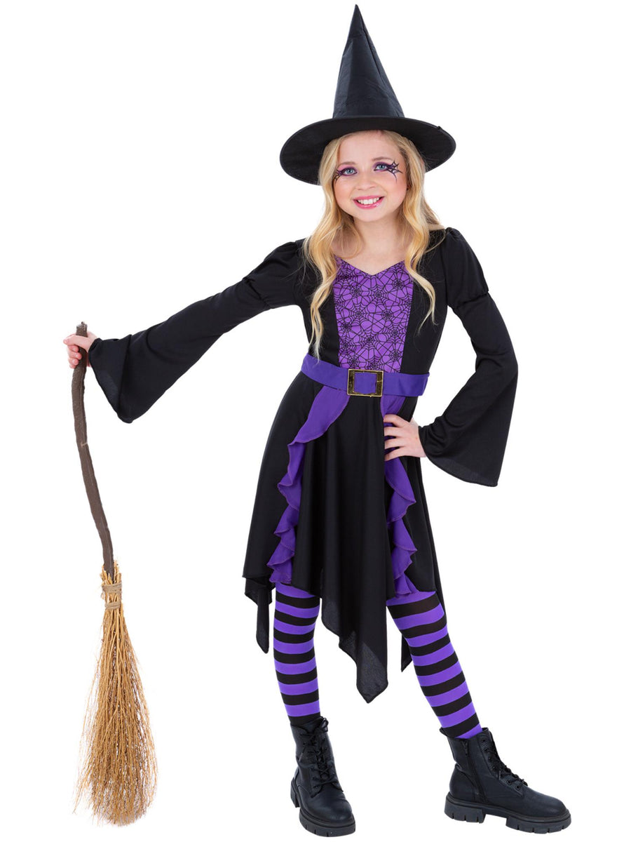 Smiffys Practical Spell Witch Costume, Girls CS für Mädchen