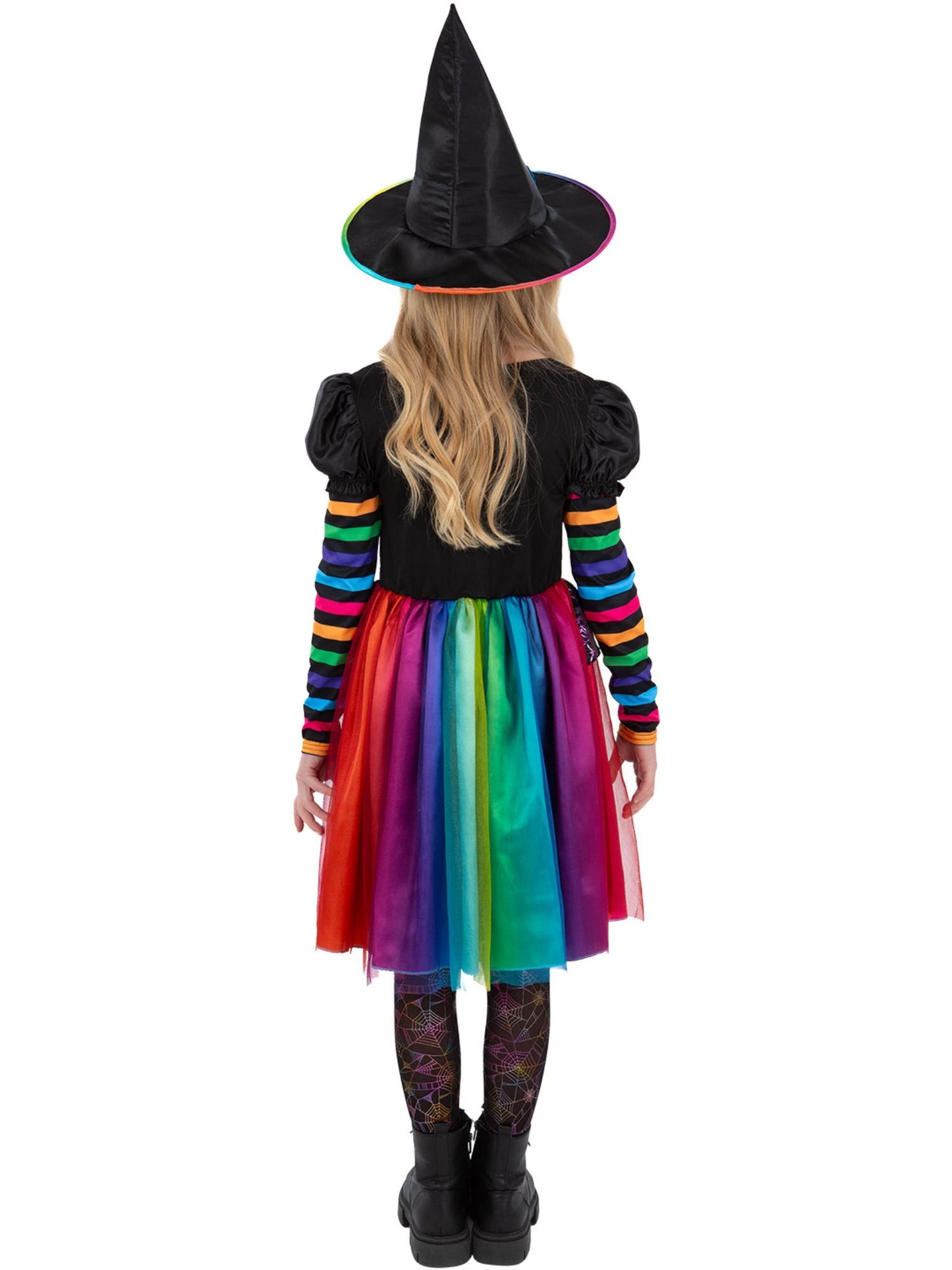Smiffys Rainbow Witch Costume Hexenkostüm für Mädchen – Detailansicht