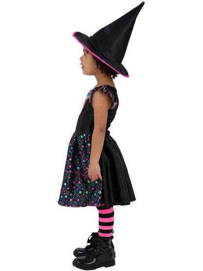Smiffys Neon Star Witch CS für Mädchen