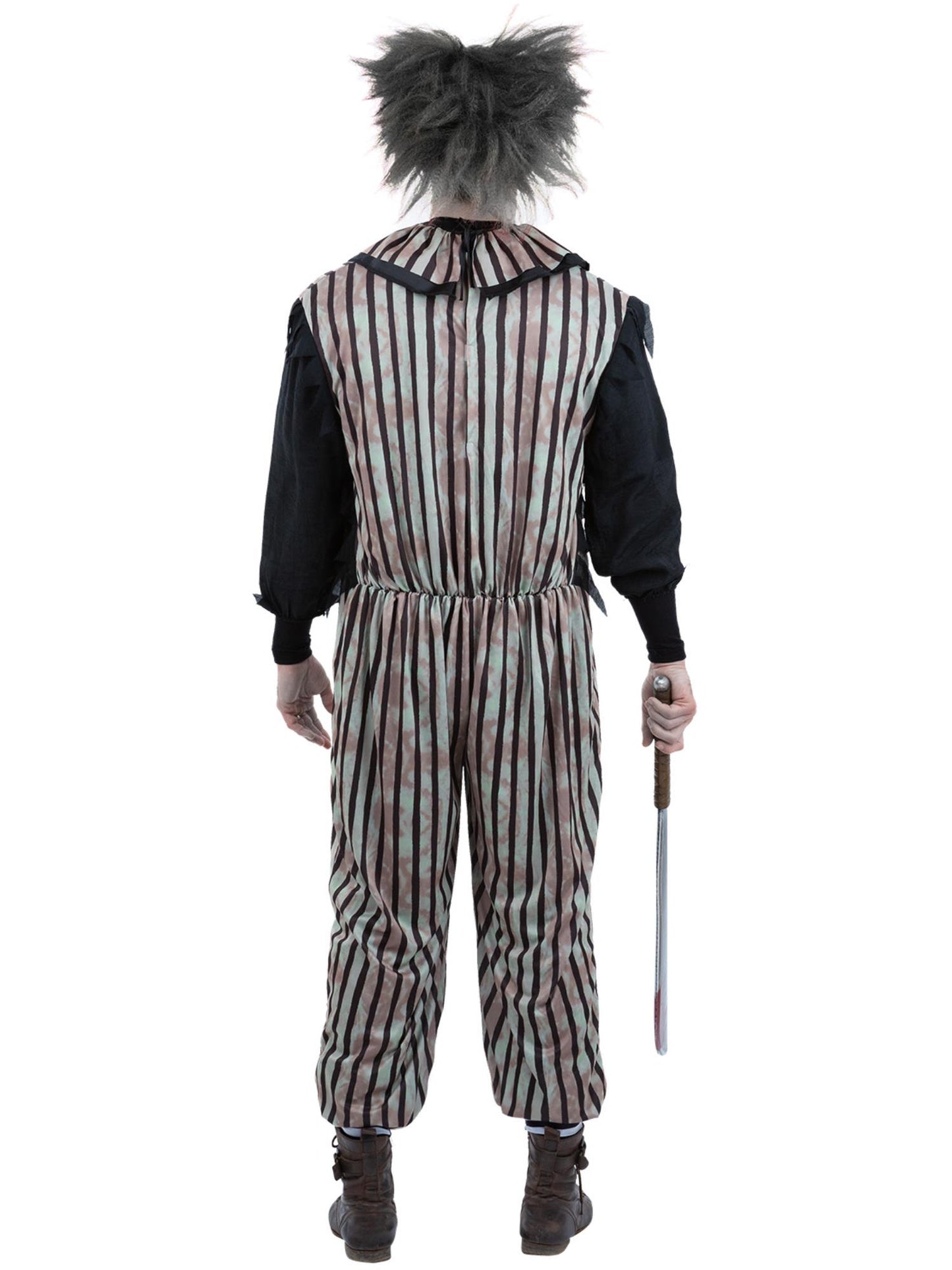 Smiffys Dark Vintage Clown Kostüm für Herren in Schwarz – Detailansicht