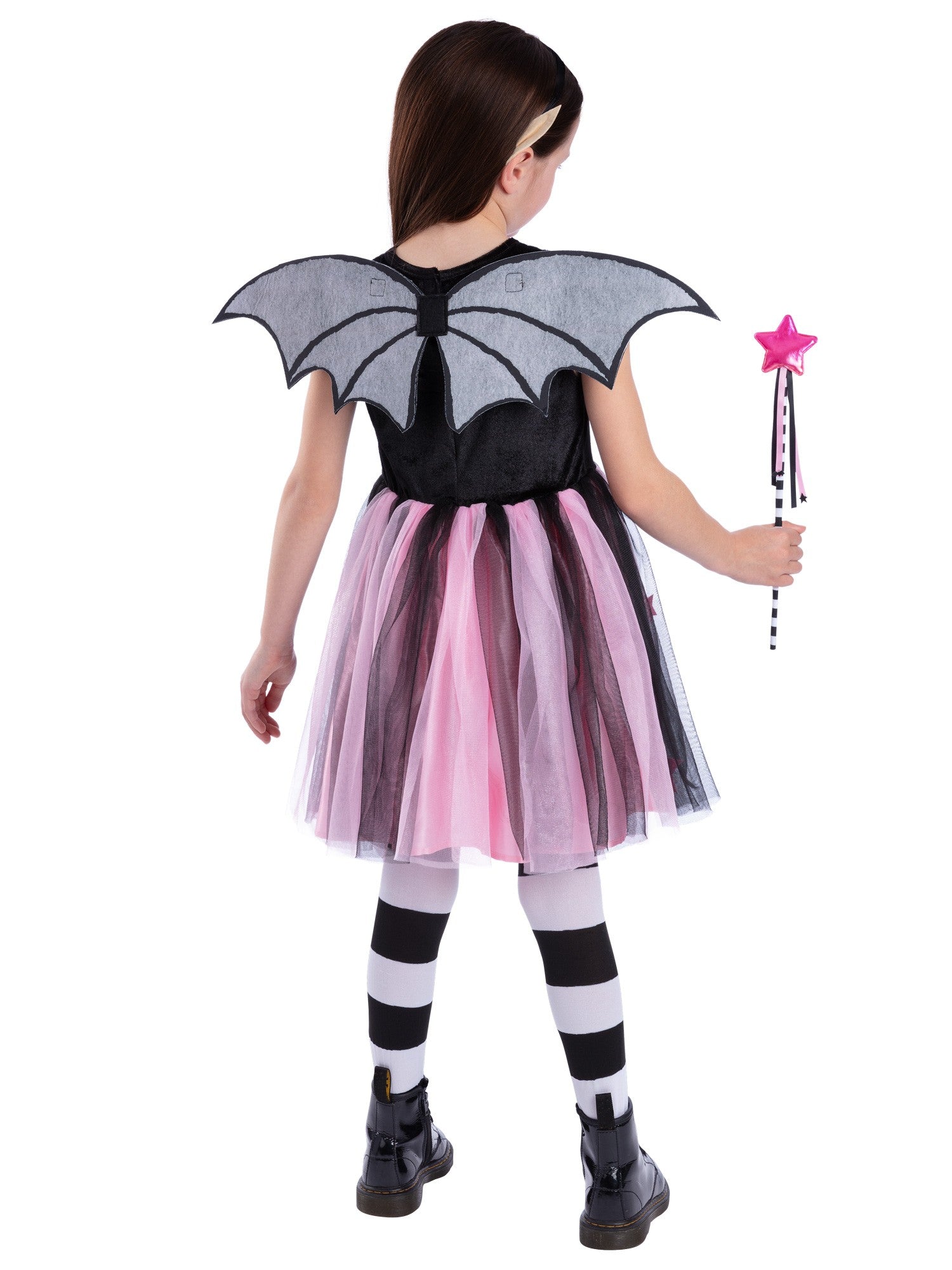 Smiffys Isadora Moon Tutu-Kostüm für Mädchen mit Flügeln und Zubehör – Detailansicht