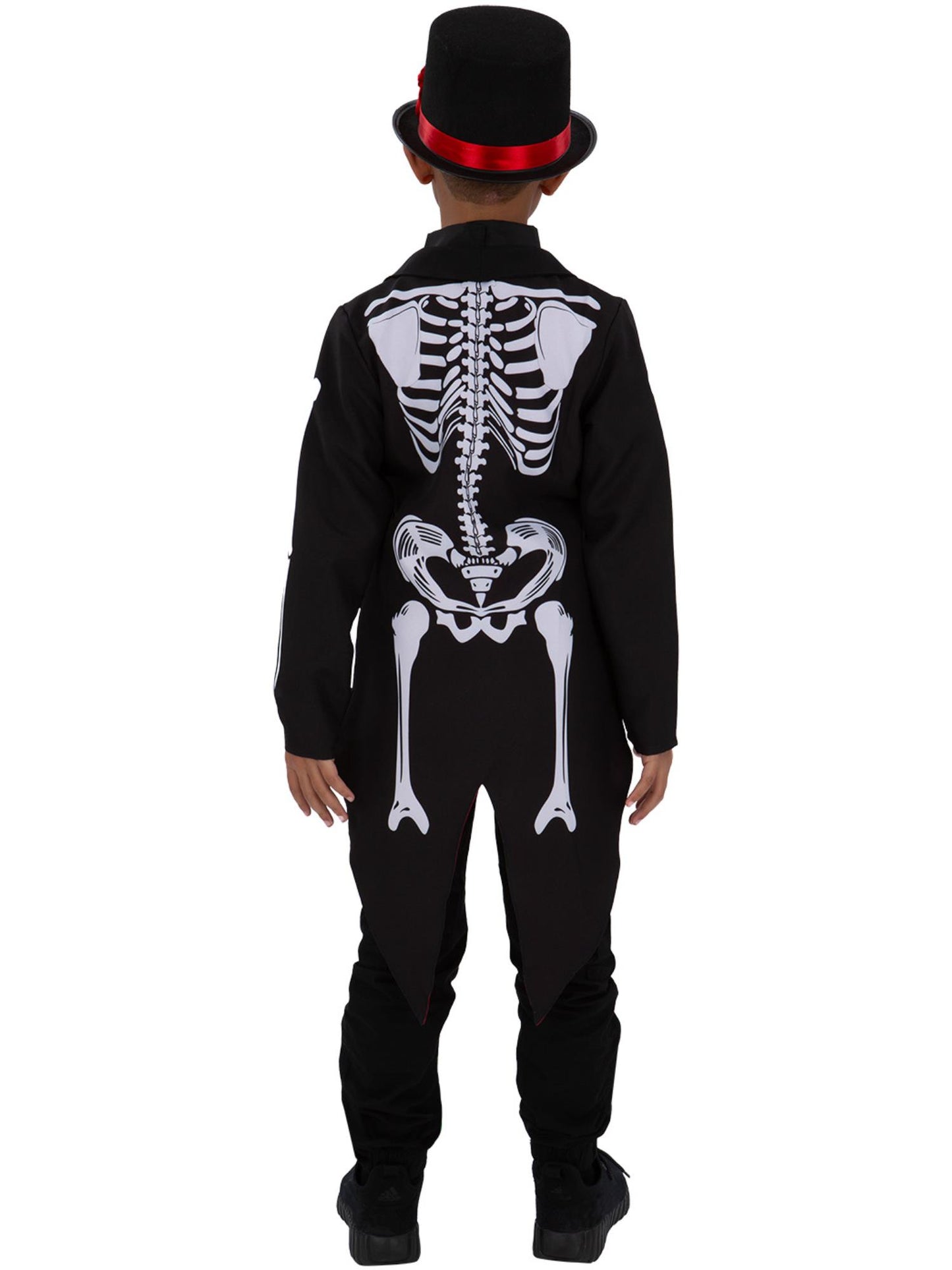 Smiffys Day of the Dead Señor Skeleton Kostüm für Jungen schwarz – Detailansicht