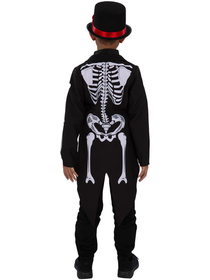 Smiffys Day of the Dead Senor Skeleton Kostüm für Jungen mit Jacke Hut und Maske – Detailansicht