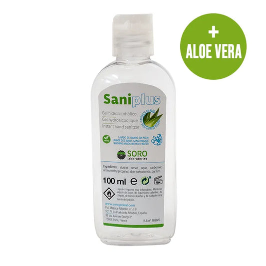 SANIPLUS SANIPLUS Hydroalkoholisches Handdesinfektionsgel mit Aloe Vera 100 ml Kosmetik