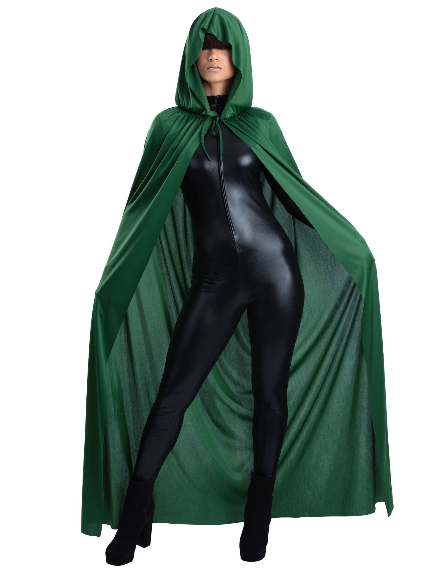 Smiffys Unisex Green Hooded Cape AC