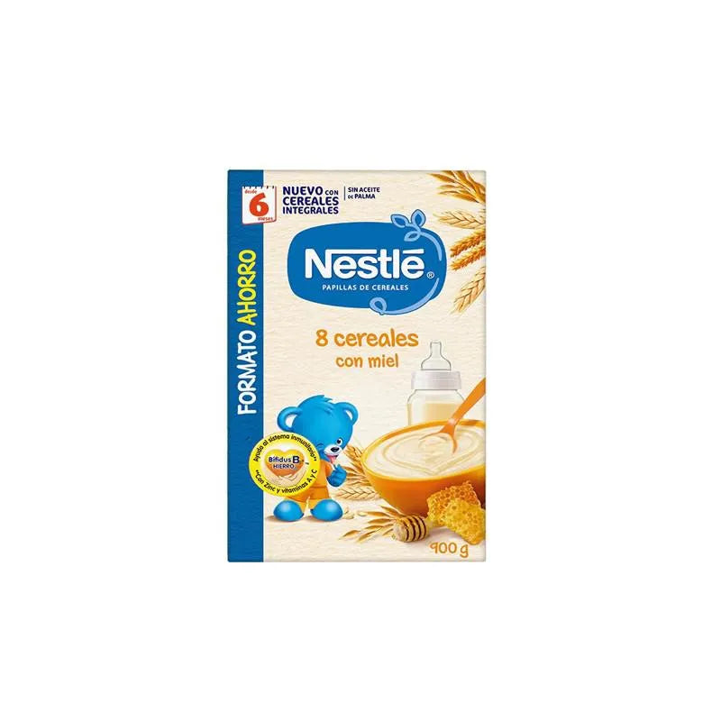 NESTLE NESTLE Papilla 8 Cereales Con Miel Babynahrung 6 Monate 900 g Kosmetik