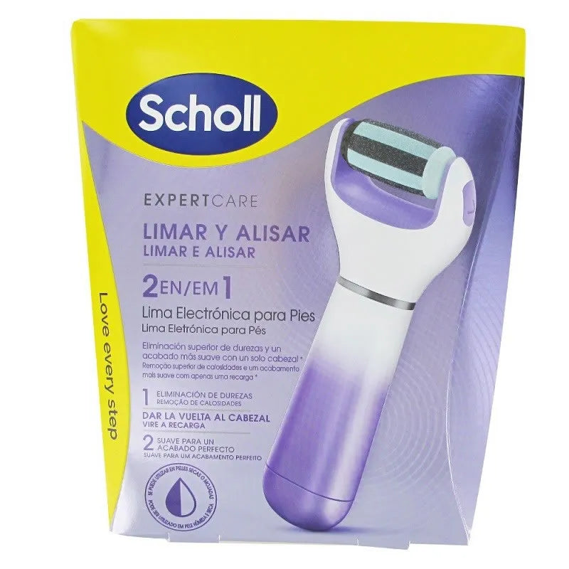 SCHOLL SCHOLL Velvet Smooth Elektronisches Fußpflegegerät mit Peeling-Aufsatz Nachfüllkopf Kosmetik