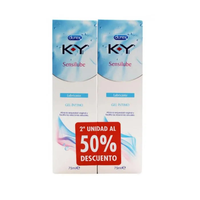 DUREX DUREX Sensilube KY Vaginal Schmiermittel 2 x 75 ml Gel zur Anwendung Kosmetik