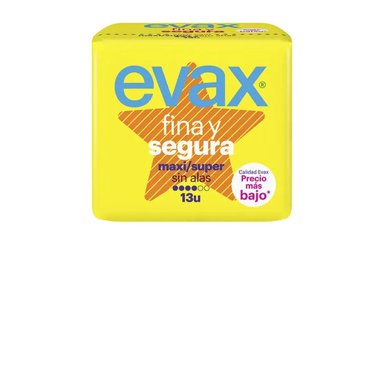 EVAX EVAX Fine and Safe Maxi Slipeinlagen 13 Stück Kosmetik