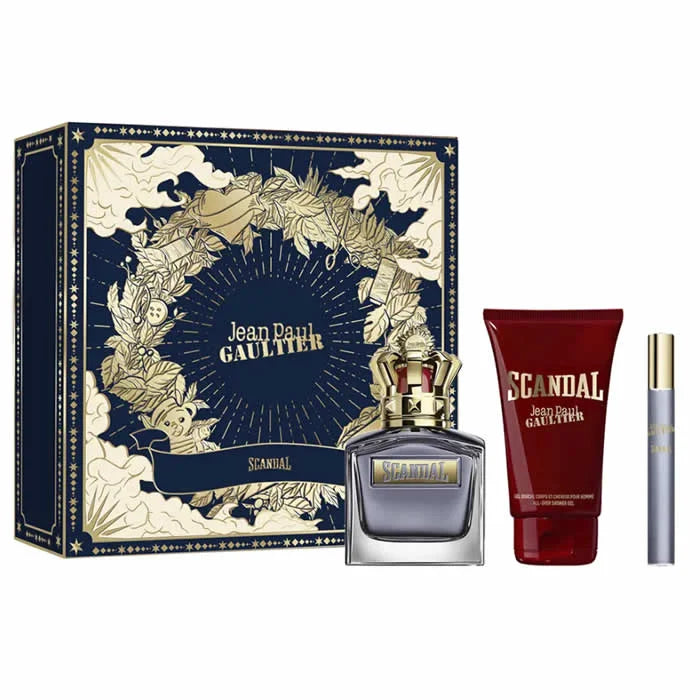 Jean Paul Gaultier Scandal Pour Homme Eau De Toilette Spray 100ml Set 3 Artikel