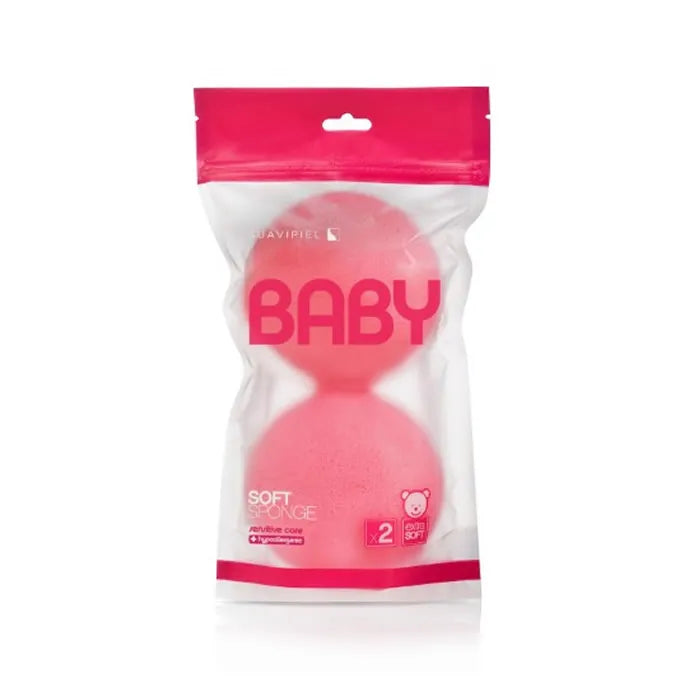 SUAVIPIEL SUAVIPIEL Baby Soft Sponge 2 Einheiten weiche Reinigungsschwämme für Babys Kosmetik