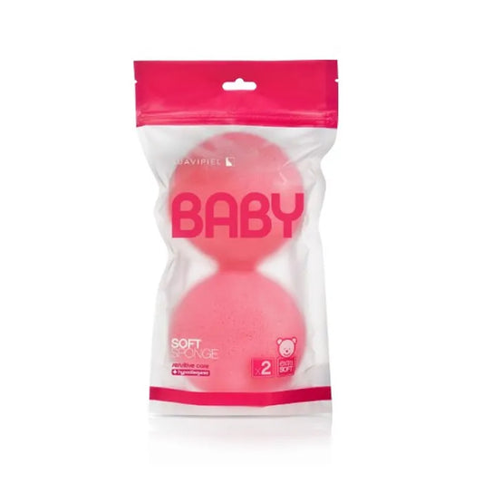 SUAVIPIEL SUAVIPIEL Baby Soft Sponge 2 Einheiten weiche Reinigungsschwämme für Babys Kosmetik