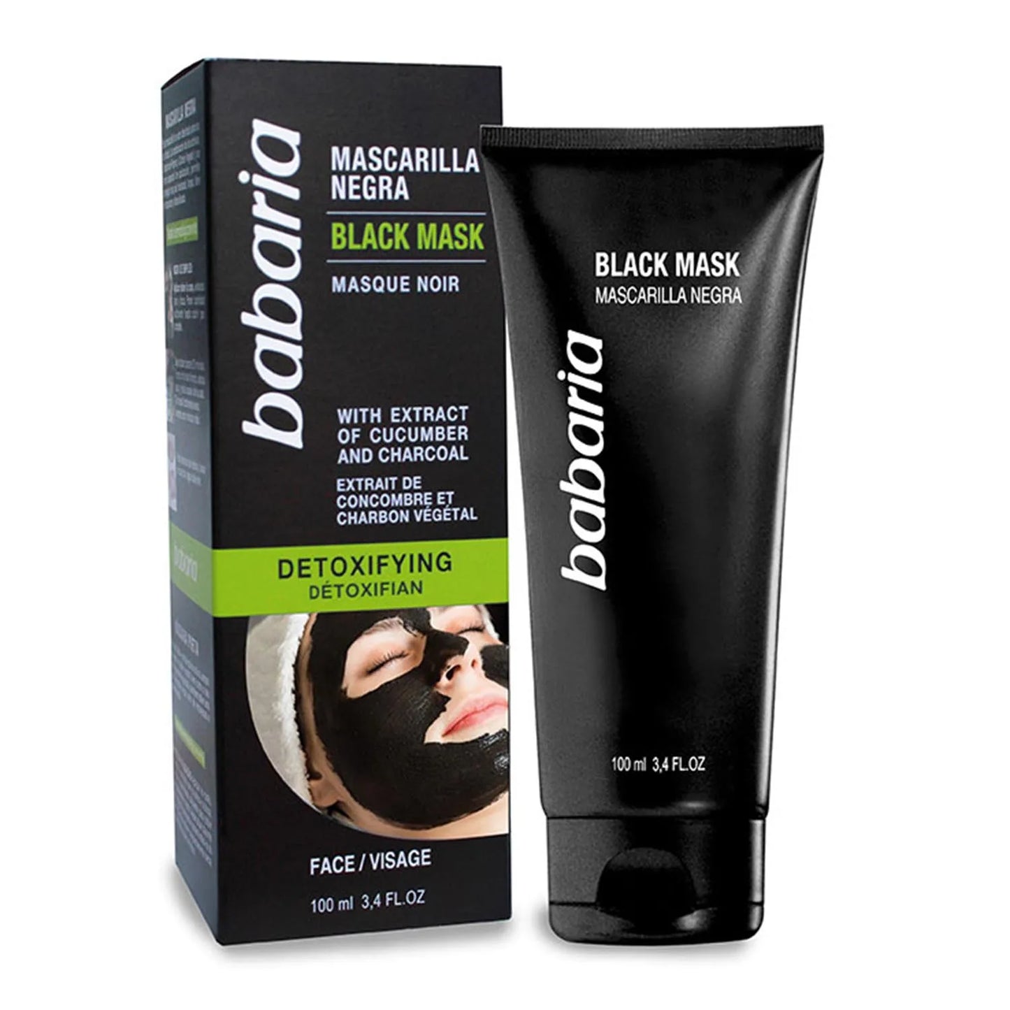 BABARIA BABARIA Black Detox Maske 100 ml Gesichtsmaske Kosmetik