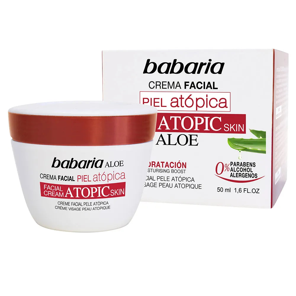 BABARIA BABARIA Aloe Vera Gesichtscreme für atopische Haut 0% 50 ml