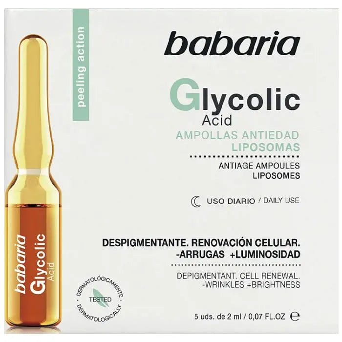 BABARIA BABARIA Glycolic Acid Zell-Erneuerungs-Ampullen 5 x 2 ml Kosmetik