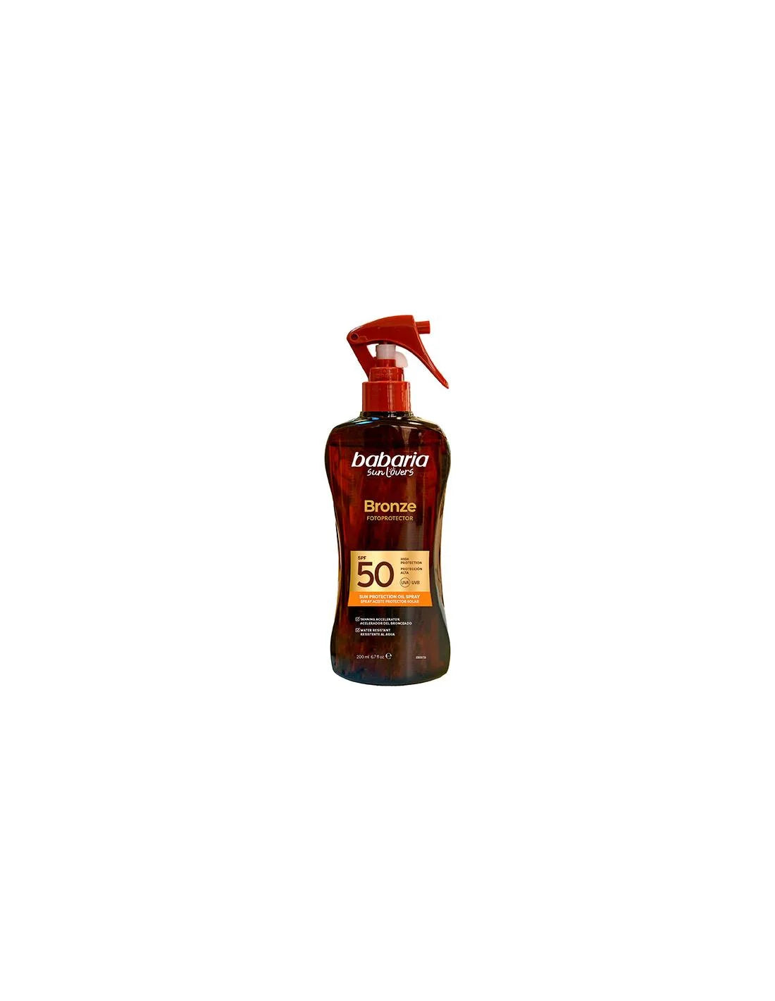 BABARIA BABARIA Sol Bronze Sonnenschutzöl Spray SPF 50 Kokos 200 ml Kosmetik