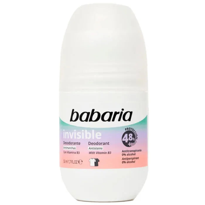 BABARIA BABARIA Invisible Deodorant Roll On 50 ml unsichtbares Deo ohne Rückstände