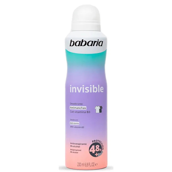 BABARIA BABARIA Invisible Deodorant Spray 200 ml unsichtbares Deo ohne Rückstände