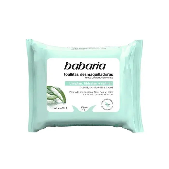 BABARIA BABARIA Aloe Vera Reinigungstücher 25 Stück Gesichtstücher zur Reinigung