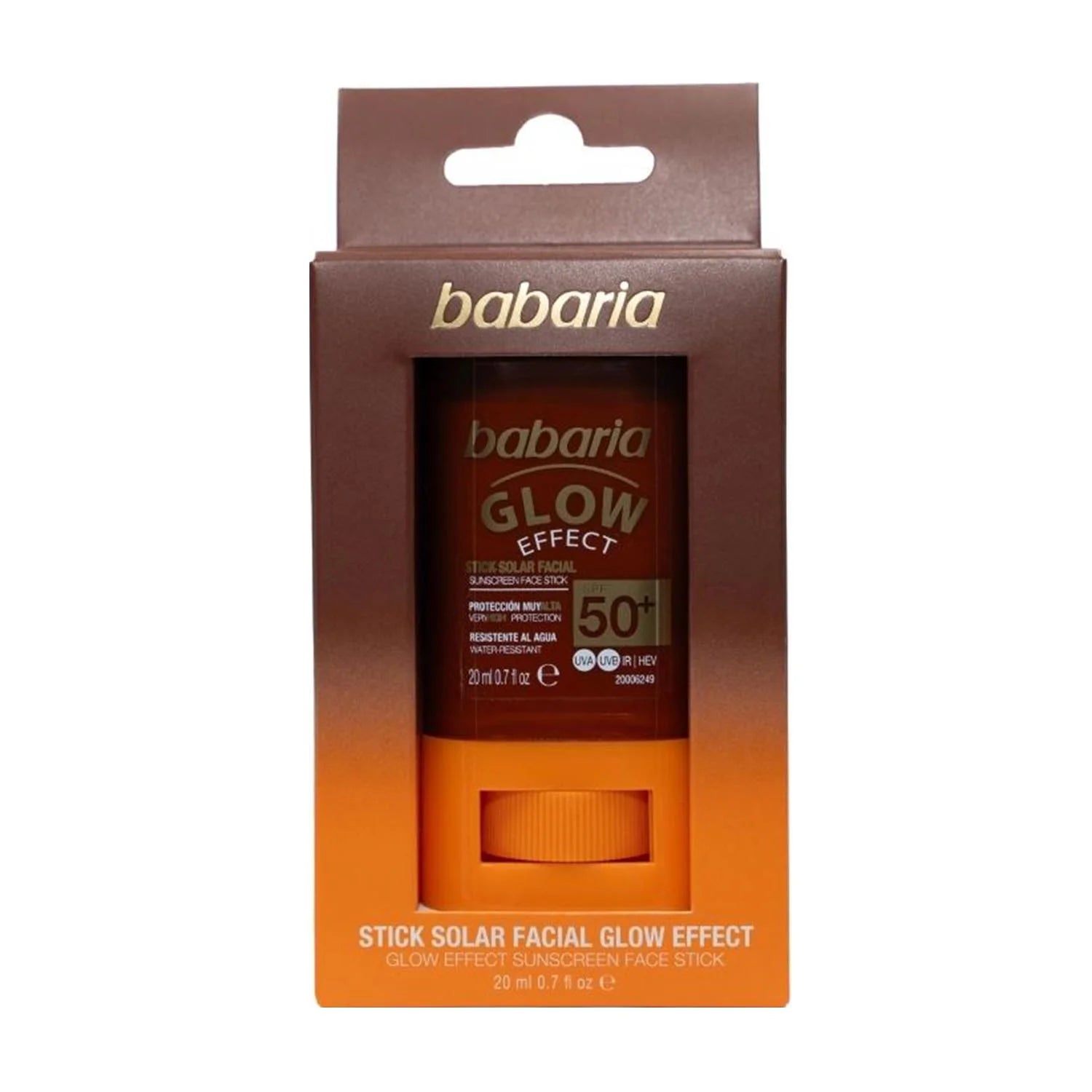 BABARIA BABARIA Glow Effect Stick Solar Facial SPF 50 20 ml Sonnenschutz Gesicht Kosmetik