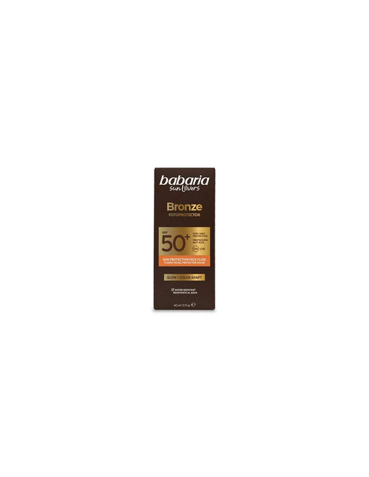 BABARIA BABARIA Sol Bronze Facial Fluido Solar Fotoprotector Glow Color SPF 50 40 ml Kosmetik
