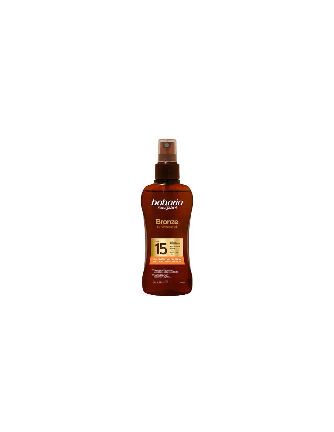 BABARIA BABARIA Sol Bronze Sonnenschutz Spray SPF 15 100 ml Kosmetik