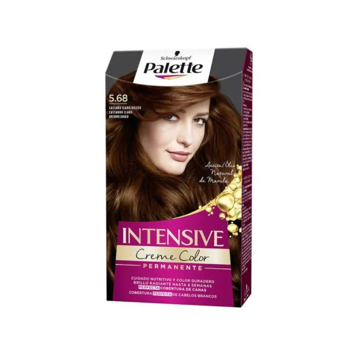 SCHWARZKOPF SCHWARZKOPF Palette Intensive Creme Color 5.68 Hell Rötlich Braun Haarfarbe