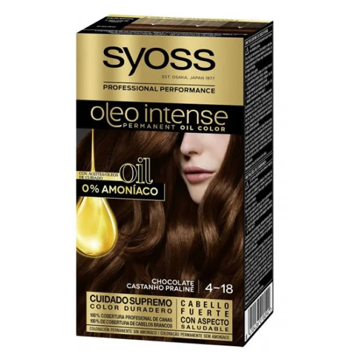 SYOSS SYOSS Oleo Intense Permanente Haarfarbe 4-18 Chocolate Schokoladenbraun