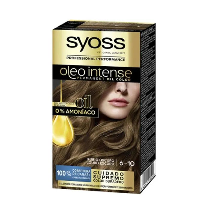 SYOSS SYOSS Oleo Intense Permanente Haarfarbe 6-10 Dunkelblond