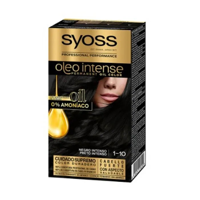SYOSS SYOSS Oleo Intense Permanente Haarfarbe 1-10 Deep Schwarz